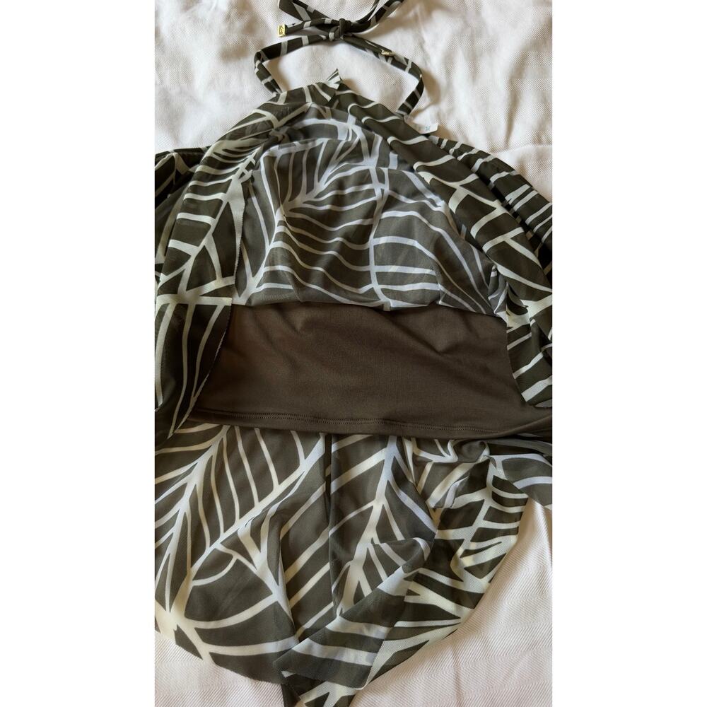 Coco Reef Palm Tankini Swimsuit Set 38C Top 2XL Bottom NWT $150 MSRP - Picture 7 of 14